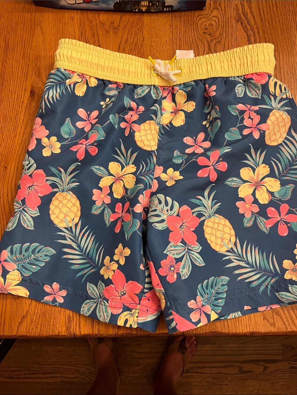 Tommy Bahama Kids Tropical Pineapple Swim Shorts